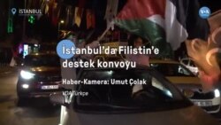 İstanbul’da Filistin’e destek konvoyu