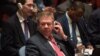 Russian Deputy Minister of Foreign Gennady Gatilov listens to a UN resolution endorsing a cease-fire in Syria, Feb. 26, 2016.
